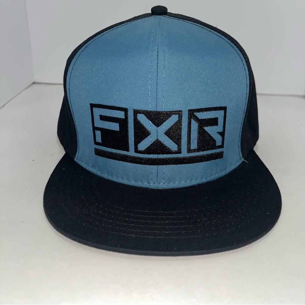 FXR Two-Tone Blue and Black Snapback Hat
